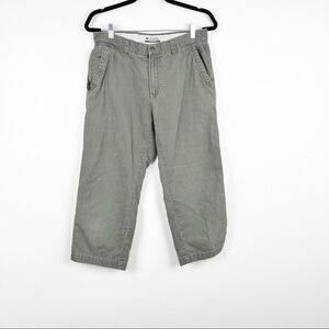 Columbia Cropped Outdoor‎ Pants Green Sz 10